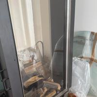 camino a gas da incasso panoramico