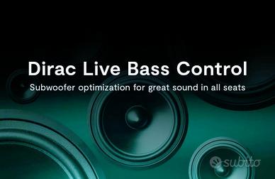 Dirac Live Studio con Bass Control