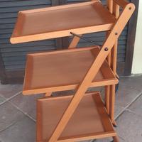 CARRELLO PORTAVIVANDE IN LEGNO FOPPAPEDRETTI