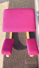 VARIER VARIABLE STOKKE Sedia Ergonomica Rosa