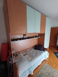 letto a ponte con scrivania