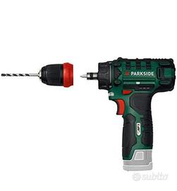 trapano avvitatore Parkside 12v