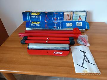 Cavalletto pieghevole con rullo