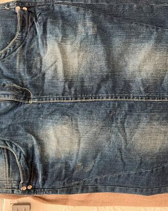 Gonna jeans a tubo