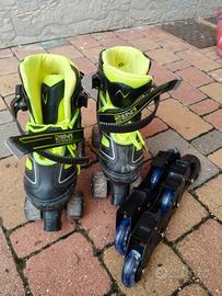 Pattini a rotelle trasformabili in roller