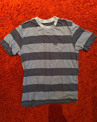 T-shirt Brixton originale a righe con taschino - M