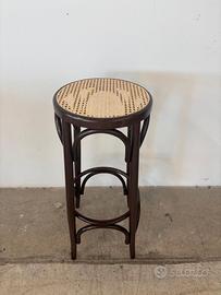 N. 6 Sgabelli legno Colore Noce - Paglia Vienna