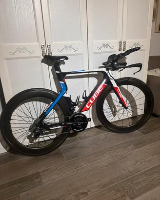 Bici da crono Triathlon Cube Aerium taglia S