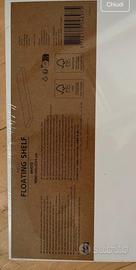 Mensola bianca 80X4X24