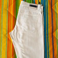 Pantalone jeans uomo Siviglia taglia 34 bianco 
