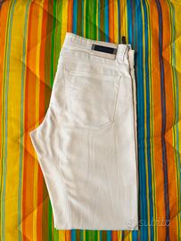 Pantalone jeans uomo Siviglia taglia 34 bianco 
