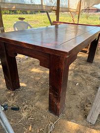 Tavolo legno noce vecchio
