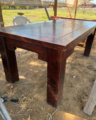 Tavolo legno noce vecchio