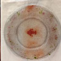 G.GERONAZZO - piatto scultura in vetro-fusione