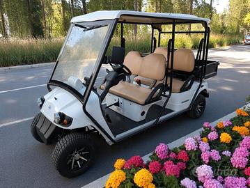 Golf Car Eagle OMOLOGATO 4 Posti con Cassone [LITI