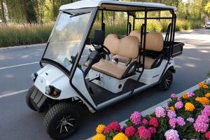 Golf Car Eagle OMOLOGATO 4 Posti con Cassone [LITI