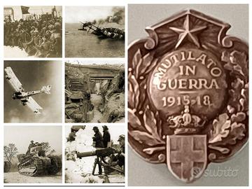 Distintivo d’Onore WWI Mutilato in Guerra 1915-18 