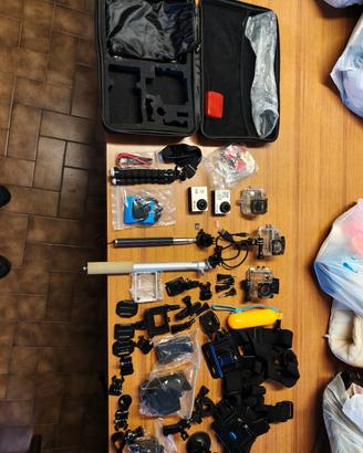 go pro Hero 3+, qumox sj4000 e accessori