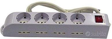 Multipresa 4 prese shuko+8 bivalenti NUOVA