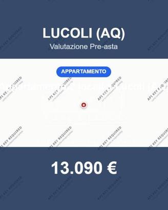 Immobile in asta di 41 m² a Lucoli