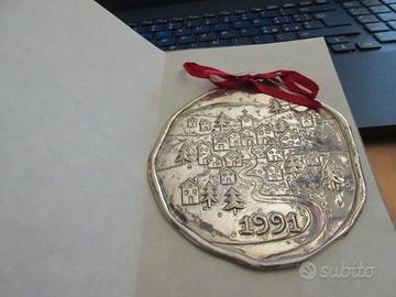 Piastra  dell'anno in argento 1991  TORRINI