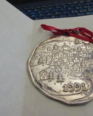 Piastra  dell'anno in argento 1991  TORRINI