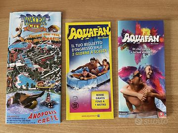 DEPLIANT PARCHI ACQUATICI