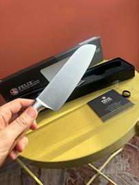 Coltello Santoku Zepter 16 cm manico legno d’olive
