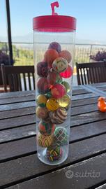 32 palline rimbalzanti stock