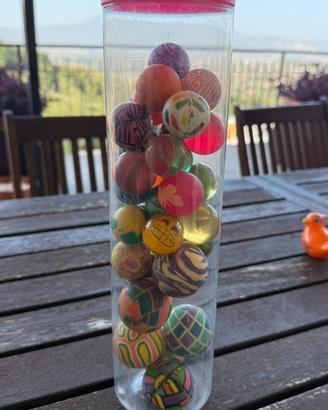 32 palline rimbalzanti stock