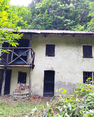 Rustico con terreno boschivo Vicoforte