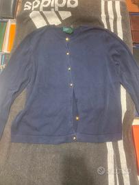 cardigan lauren ralph lauren blu 