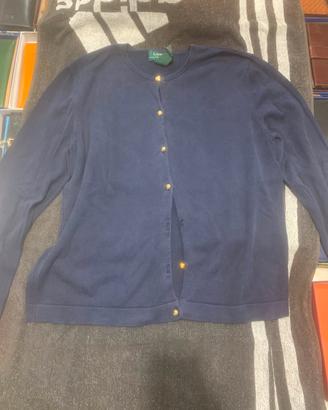 cardigan lauren ralph lauren blu 