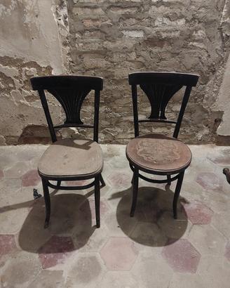 Sedie in legno anni 30
