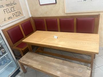 Set tavolo + 2 panche