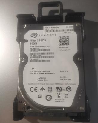Hard Disk Seagate 500GB per decoder sat Humax