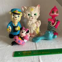 🔴Pupazzo lotto animali Carlotta minnie ledra🟦