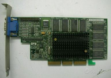 Scheda video AGP pc Matrox Millenium MGA-G400 16MB