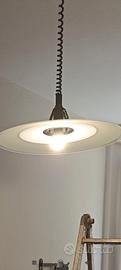 lampadario in vetro con saliscendi 