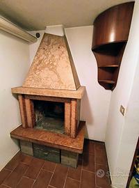 caminetto marmo di asiago