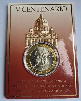 Medaglia Papa Benedetto XVI San Pietro FDC