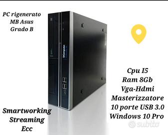 PC Computer Rigenerato i5 ssd 8Gb Windows 10 