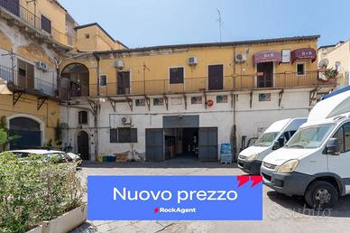 DEPOSITO 480 MQ + GARAGE 77 MQ PRESSI P.ZZA"CASTE