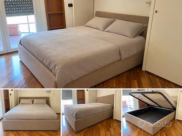 Letto matrimoniale 160x200 con contenitore – NUOVO