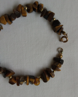 Bracciale pietra naturale occhio di tigre