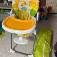 Seggiolone e box x bambini