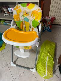 Seggiolone e box x bambini