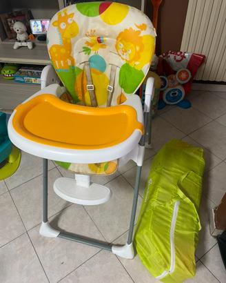 Seggiolone e box x bambini