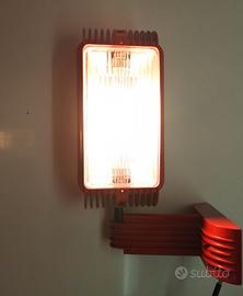 Lampada applique vintage anni '80 Prisma Tecno