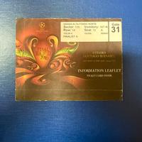 Biglietto Finale Champions League 2010 Inter